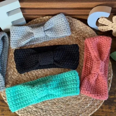 🌼 Lot / bandeau en laine tout doux ✨